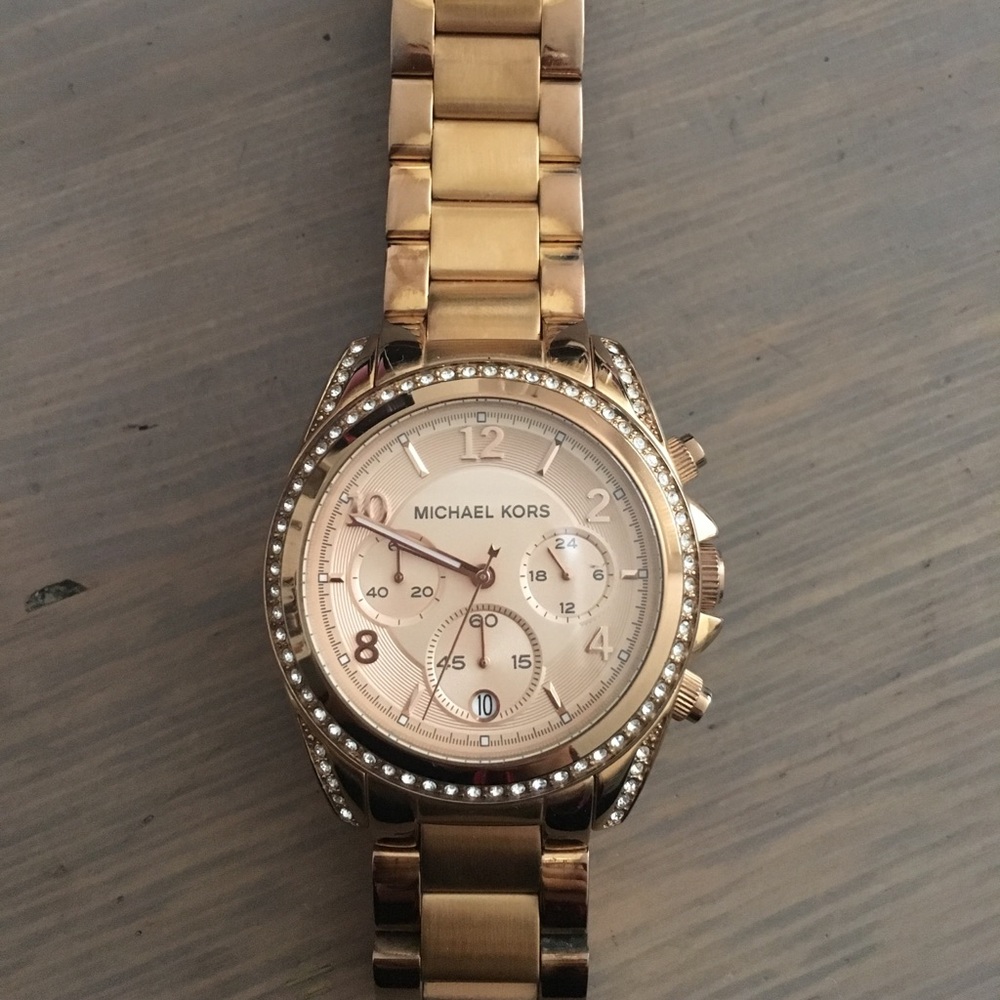 Michael Kors rose gold watch